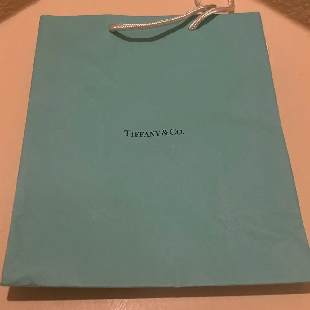 Tiffany & Co Luxury Packaging Box Ribbon Gift Bag Set Iconic Blue